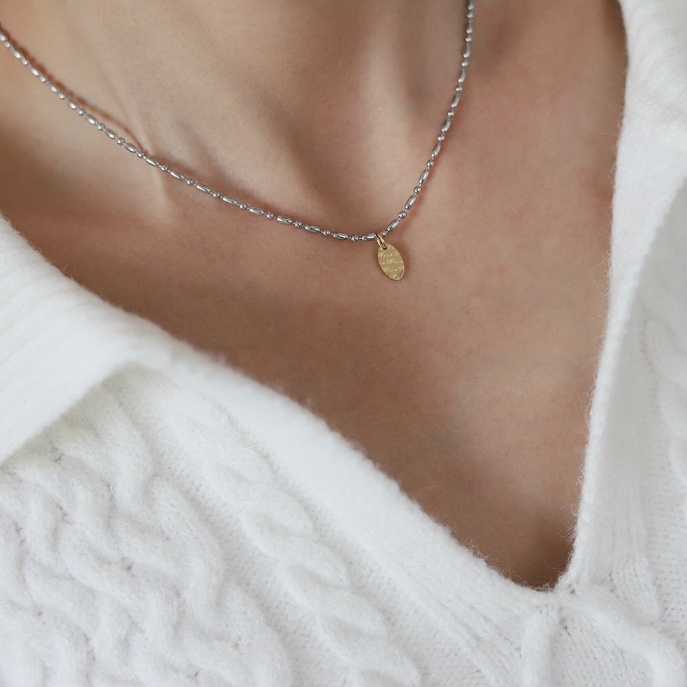 Colgante Acero Elipse