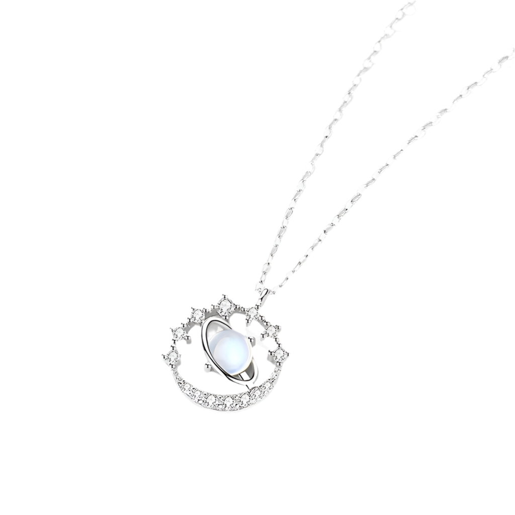 Collar Plata de Ley S925 Planeta