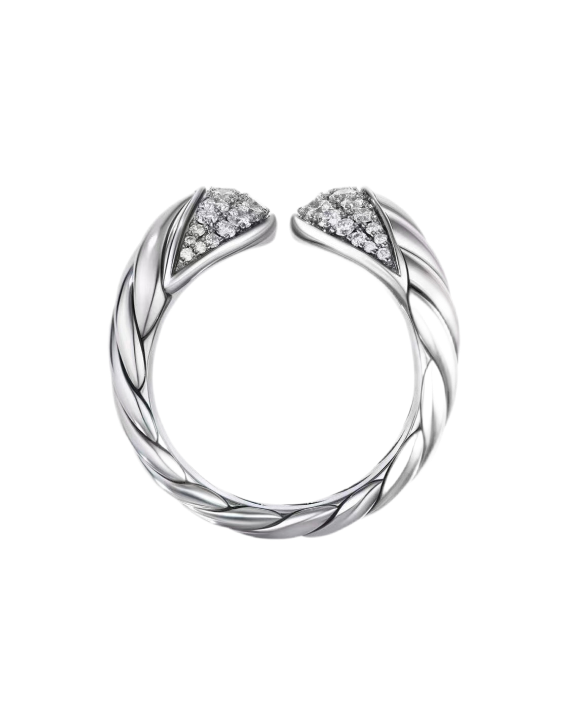 Anillo de Diseño Plata S925 y Circonita