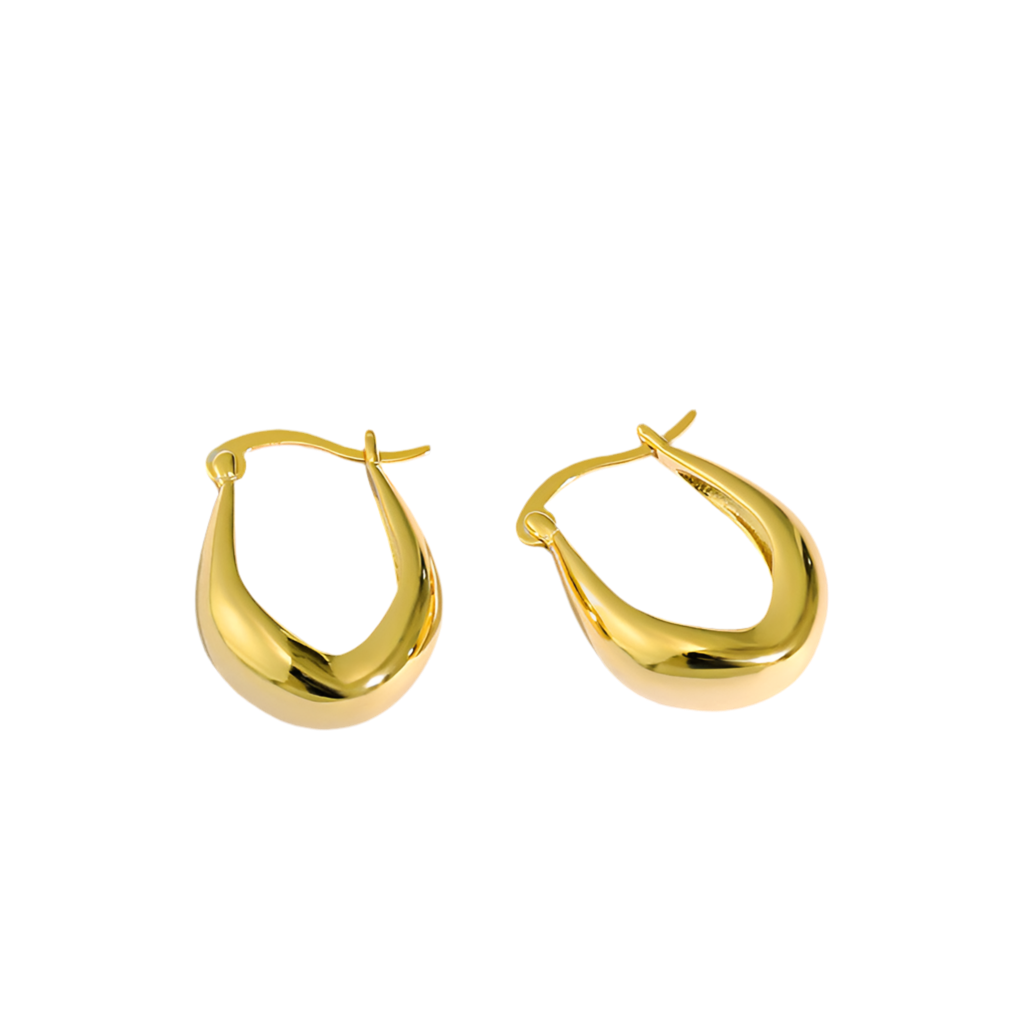 Pendientes Plata de ley S925 Gota de Agua