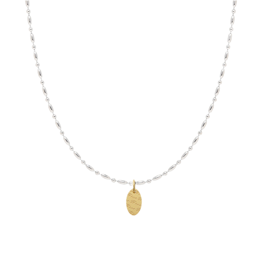 Colgante Acero Elipse