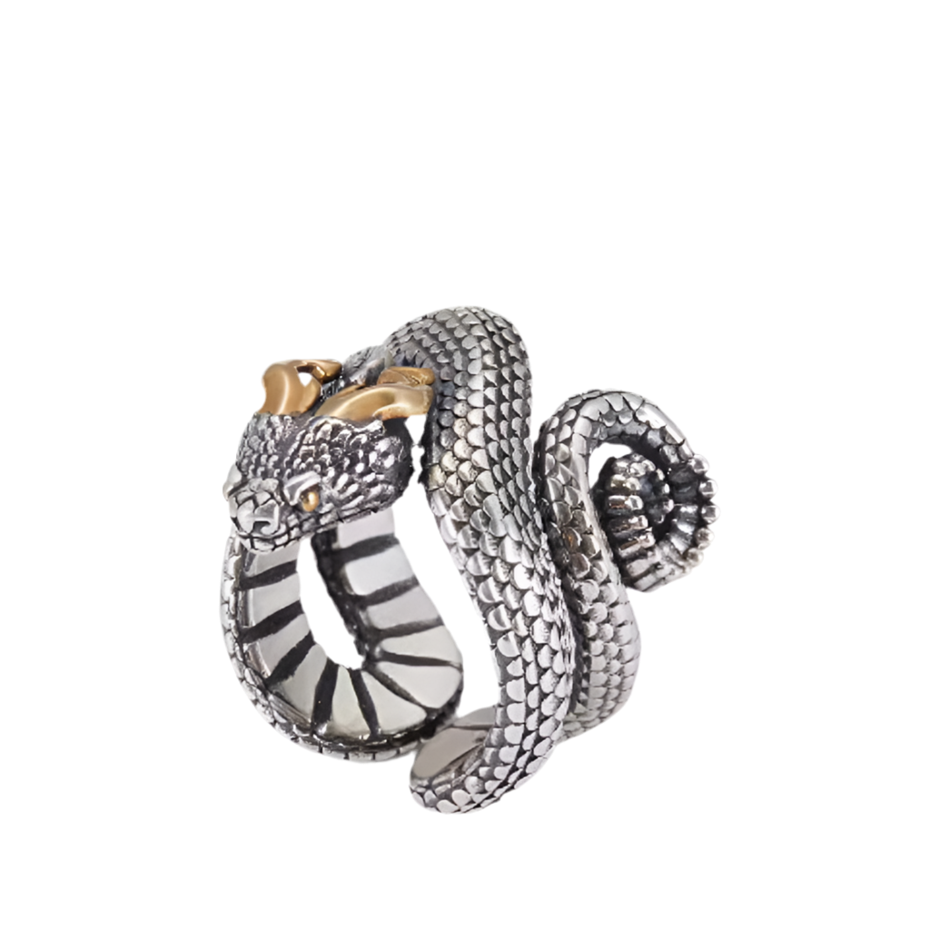 Anillo de Diseño Dragón Plata S925