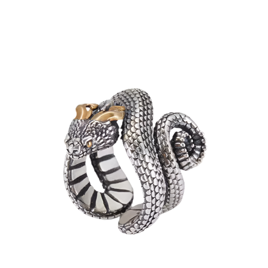 Anillo de Diseño Dragón Plata S925