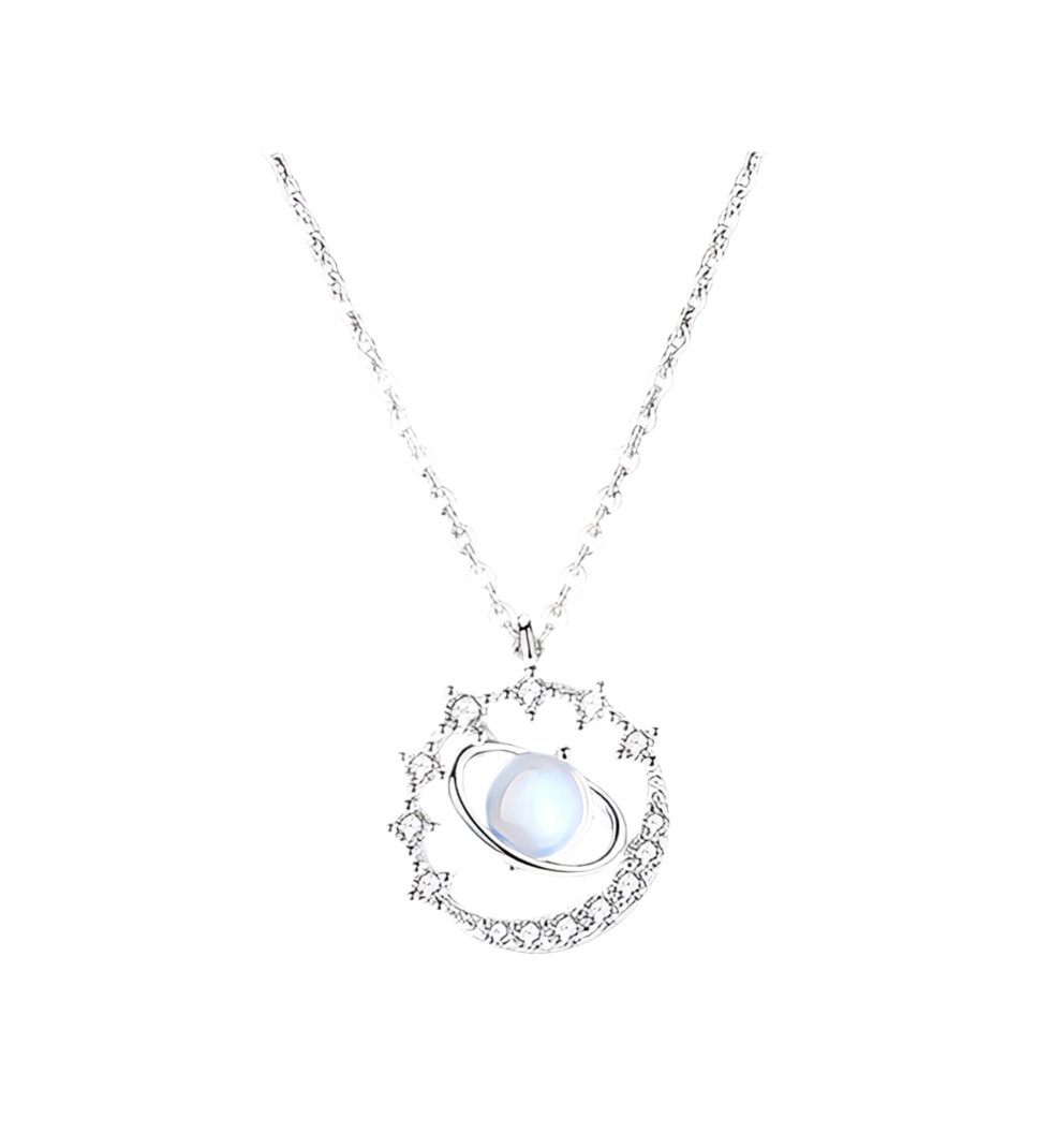 Collar Plata de Ley S925 Planeta