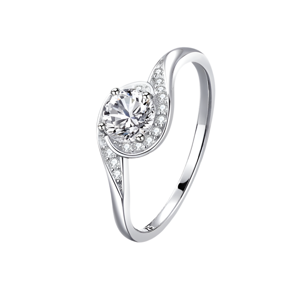 Anillos Plata de Ley S925 con circonio