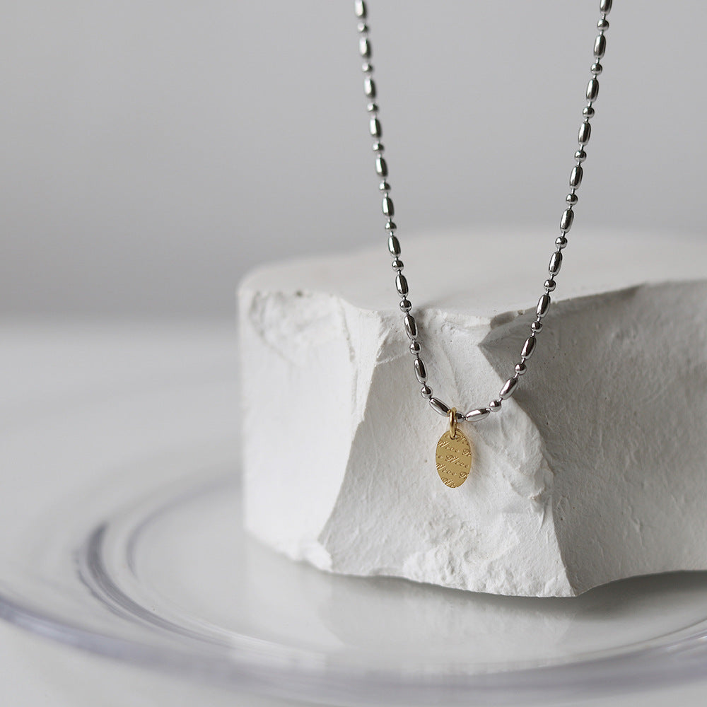 Colgante Acero Elipse