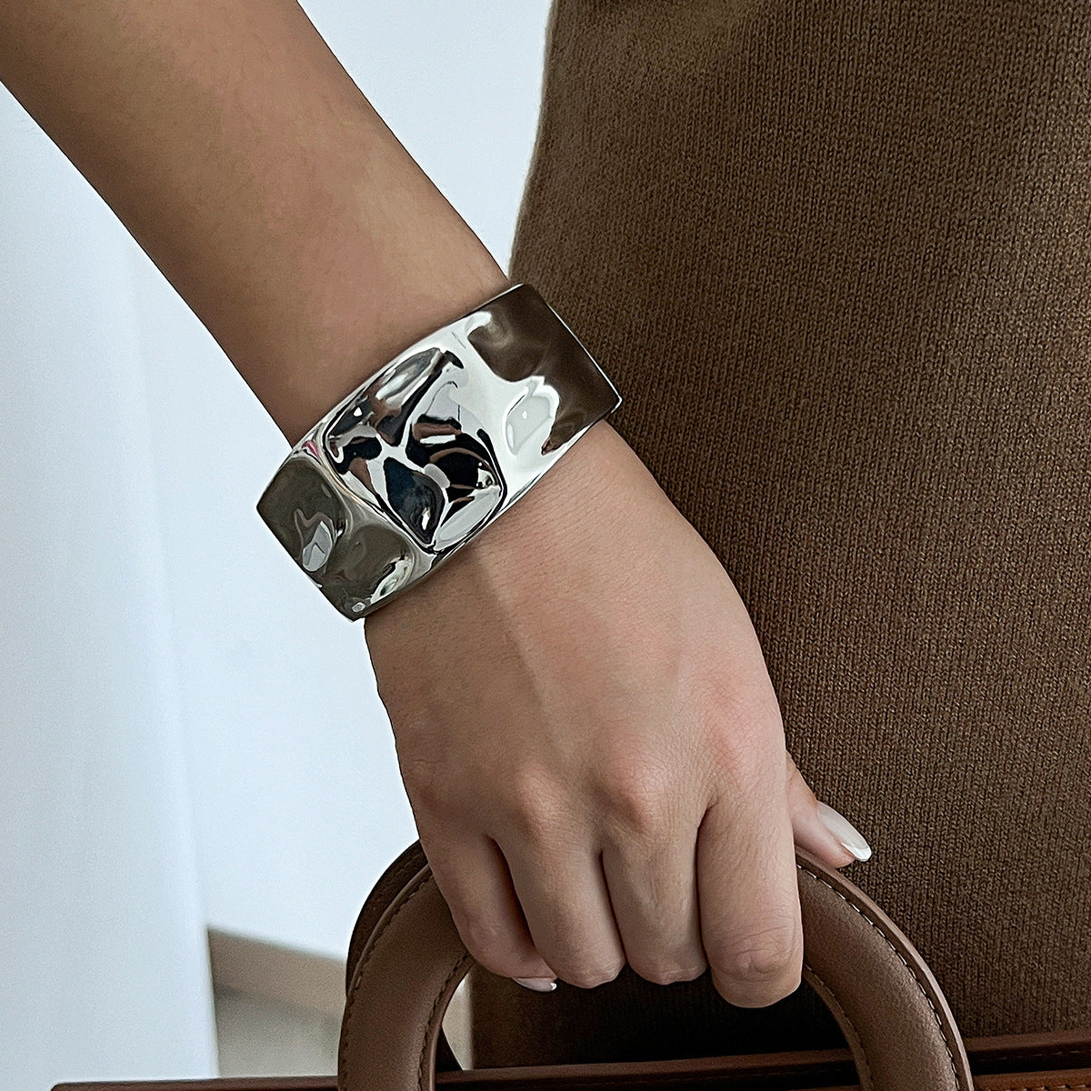 Pulsera Plata S925 ancha