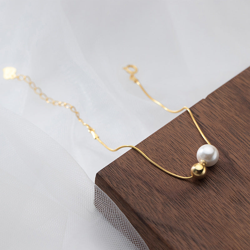 Pulsera Plata S925 con Perla