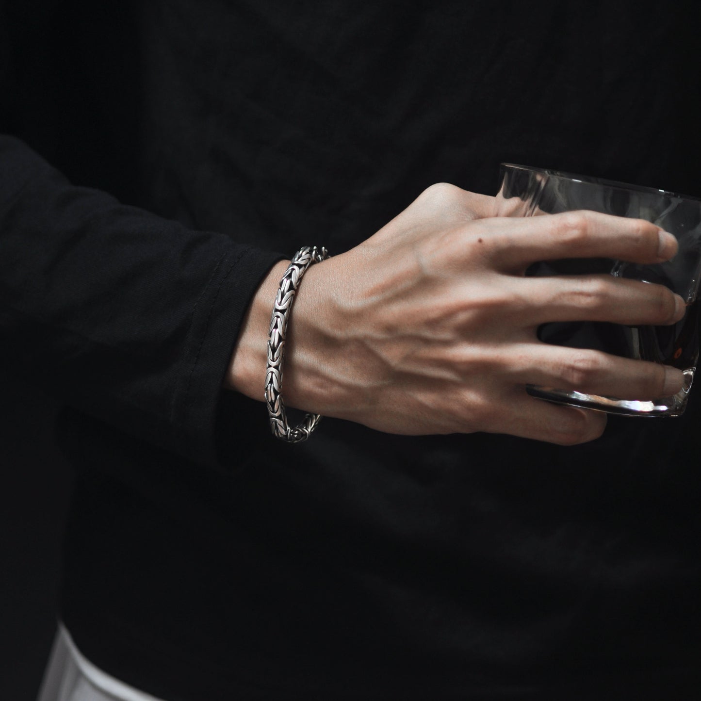 Pulsera De Diseño Dragón Plata S925