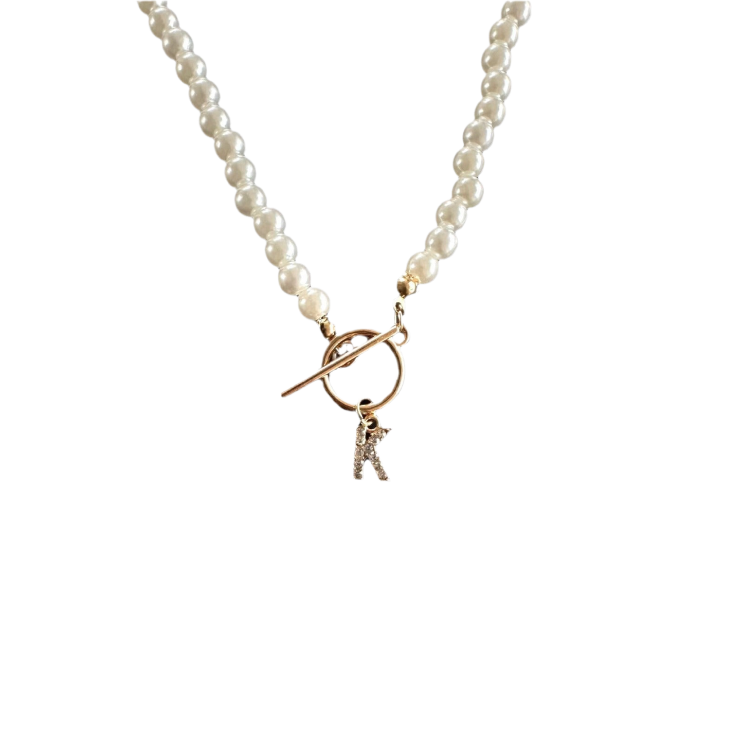 Collar Perlas con Inicial
