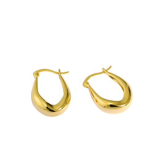 Pendientes Plata de ley S925 Gota de Agua