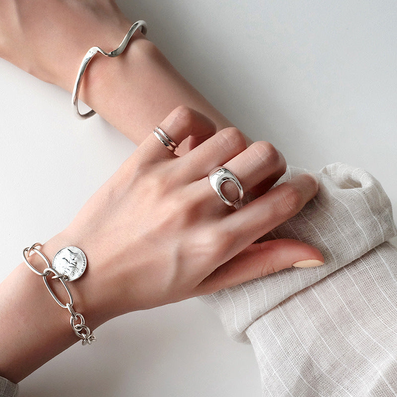 Anillo de Diseño Plata S925