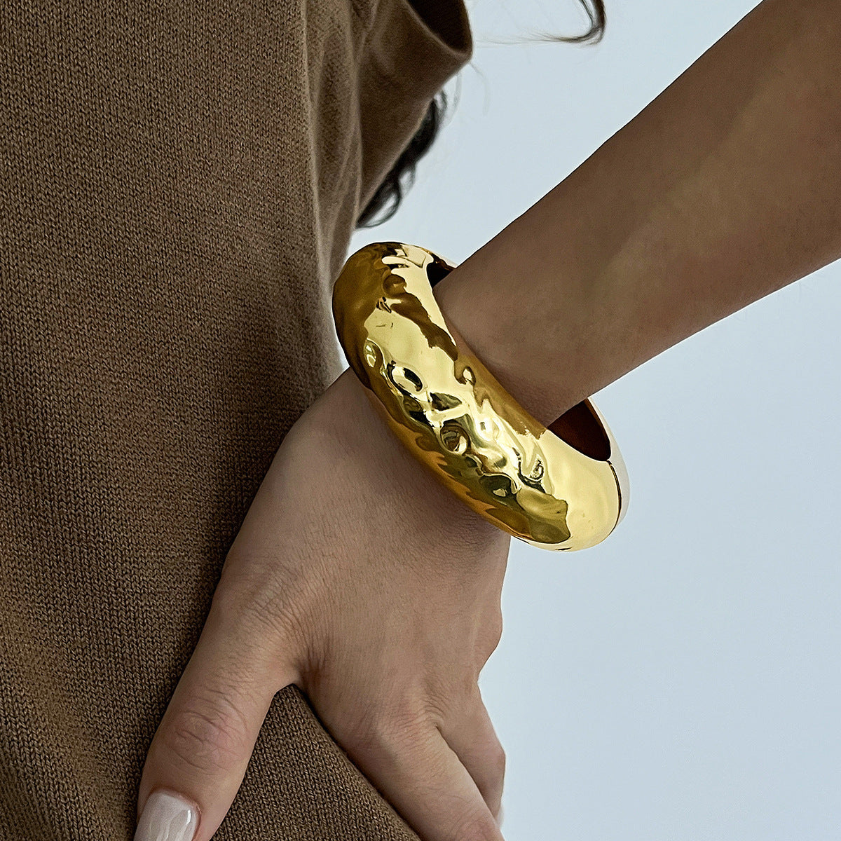 Pulsera Plata S925 ancha