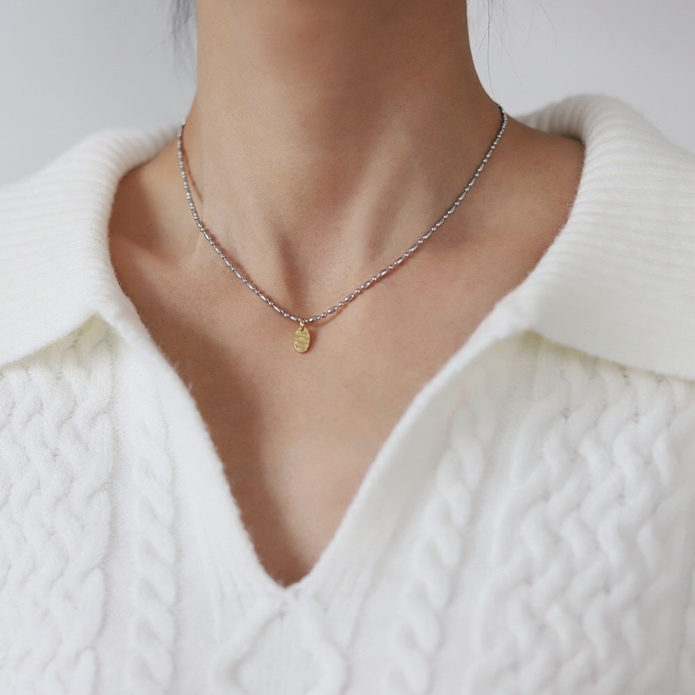 Colgante Acero Elipse