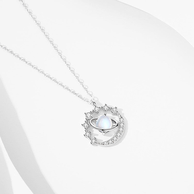 Collar Plata de Ley S925 Planeta